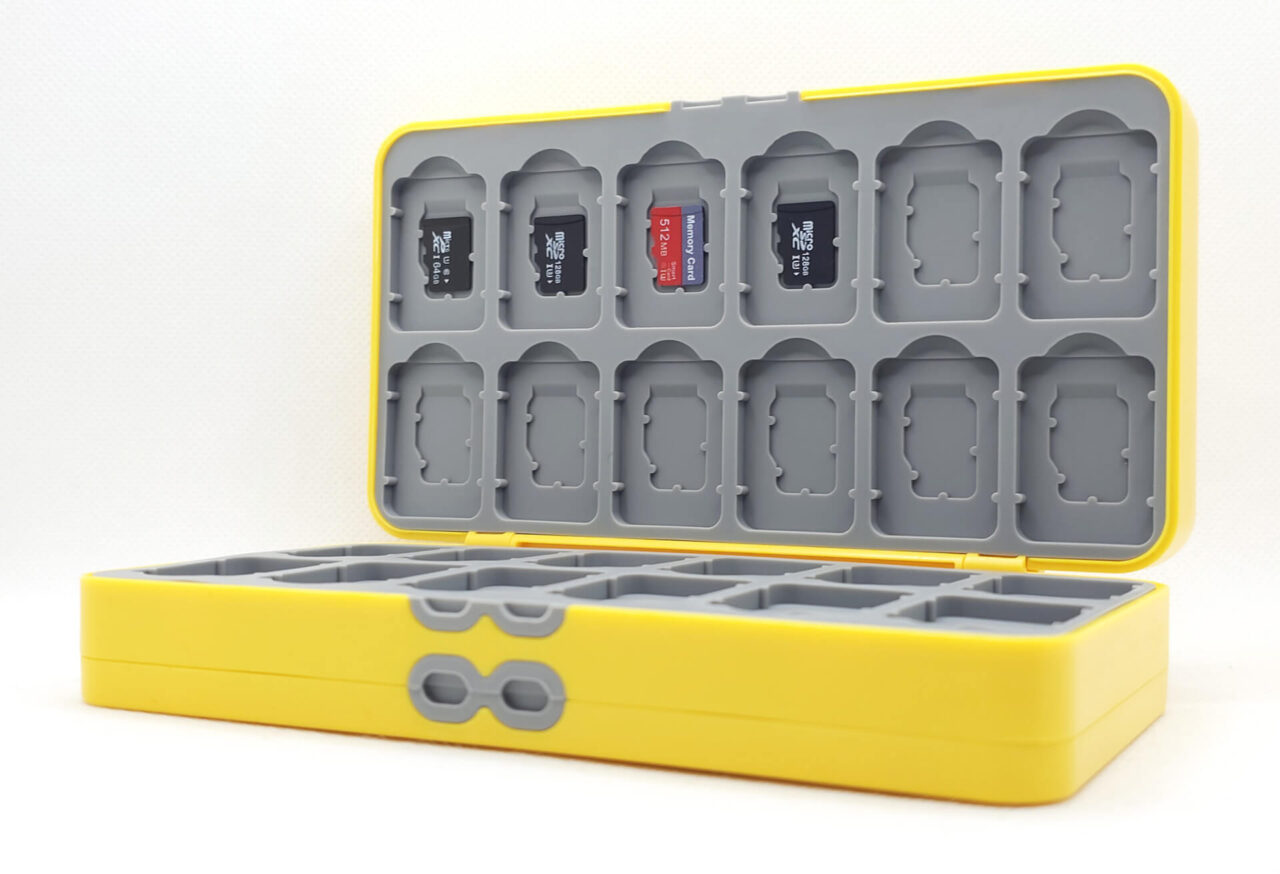 72-in-1 Aufbewahrungsbox für Switch Spiele microSD-Karten