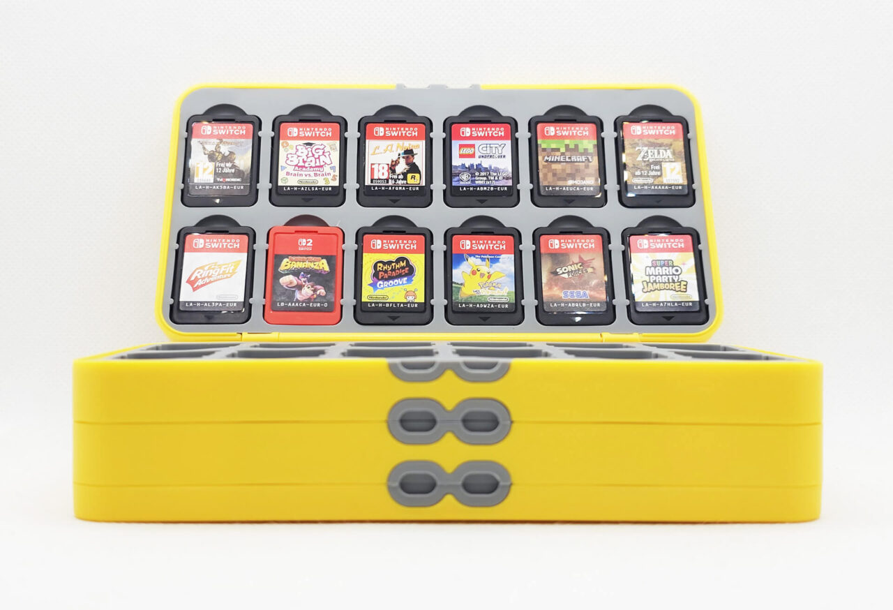 72-in-1 Aufbewahrungsbox für Switch Spiele vorne