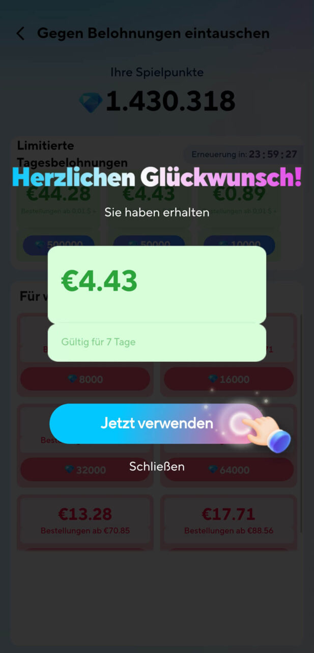 AliExpress 4,43 Euro Gutschein