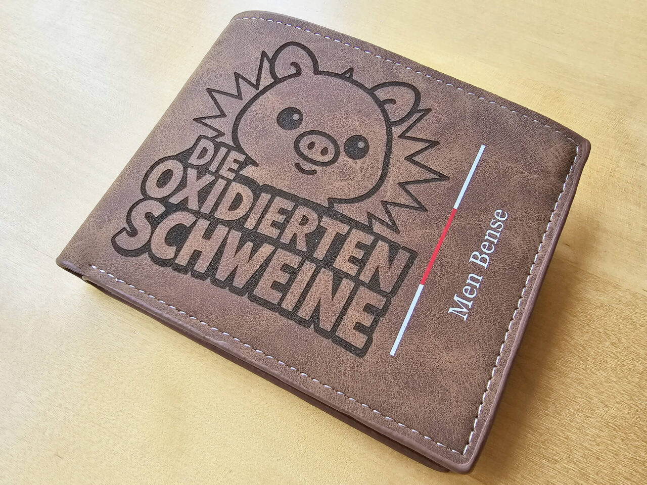 AliExpress Muster Geldbeutel mit Gravur