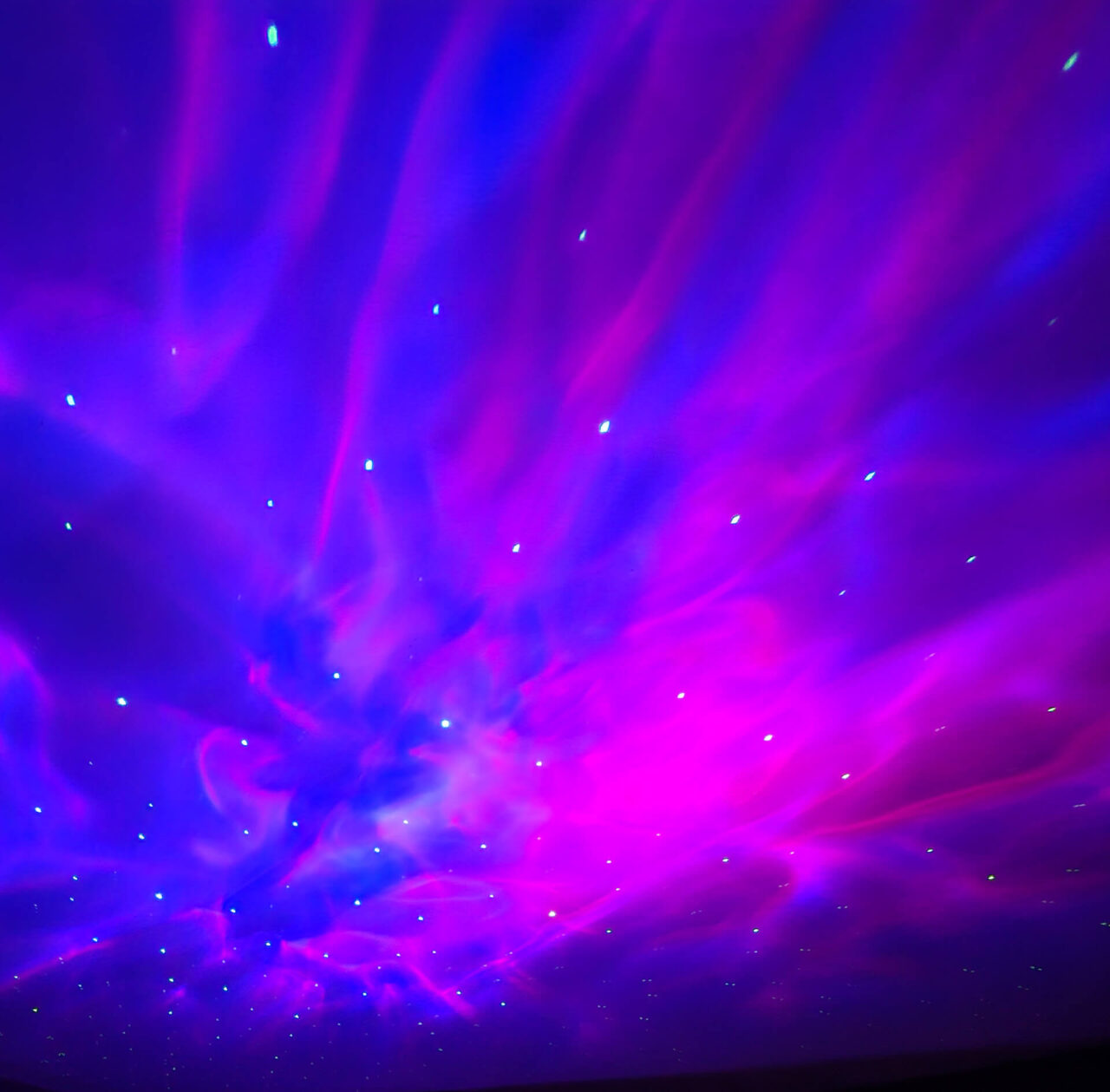 Astronaut Sternenhimmel Projektor Blau Lila