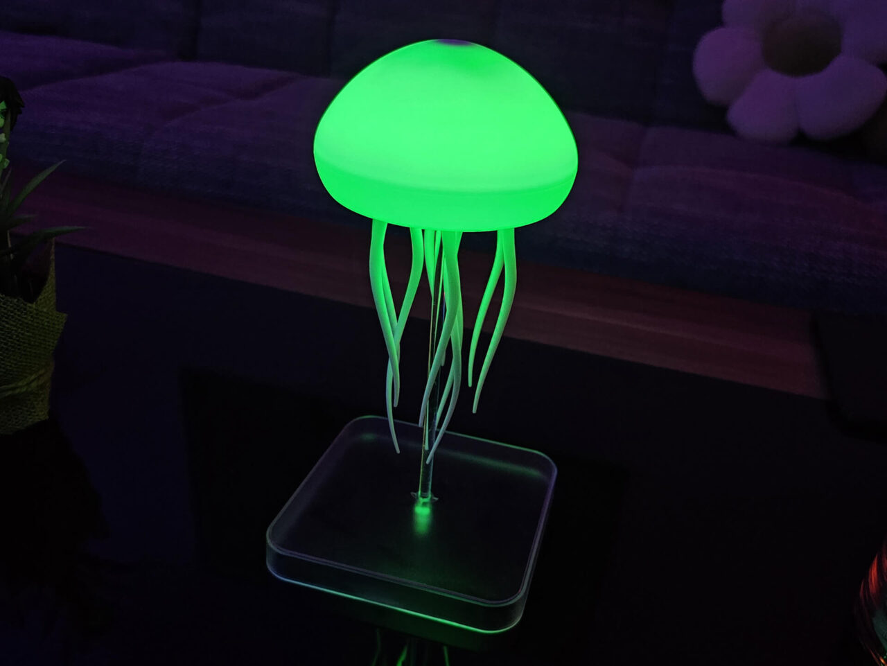 Aurora Mood Light Jellyfish Grün