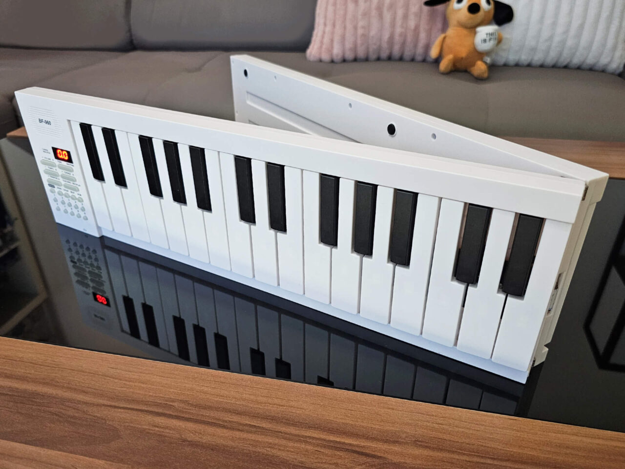 Bigfun Foldable Piano halb offen