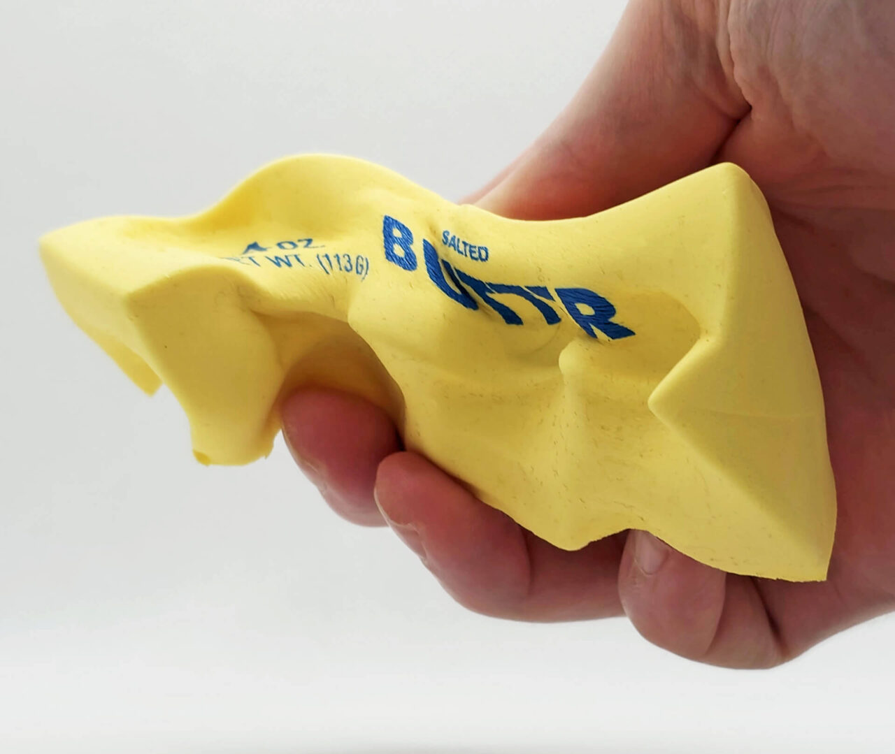 Butter Stick gequetscht