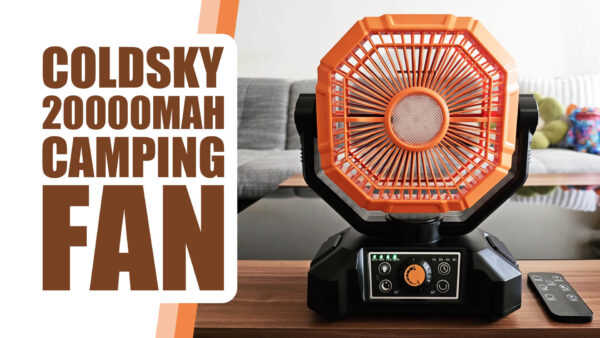 coldSky 20000mAh Camping Fan