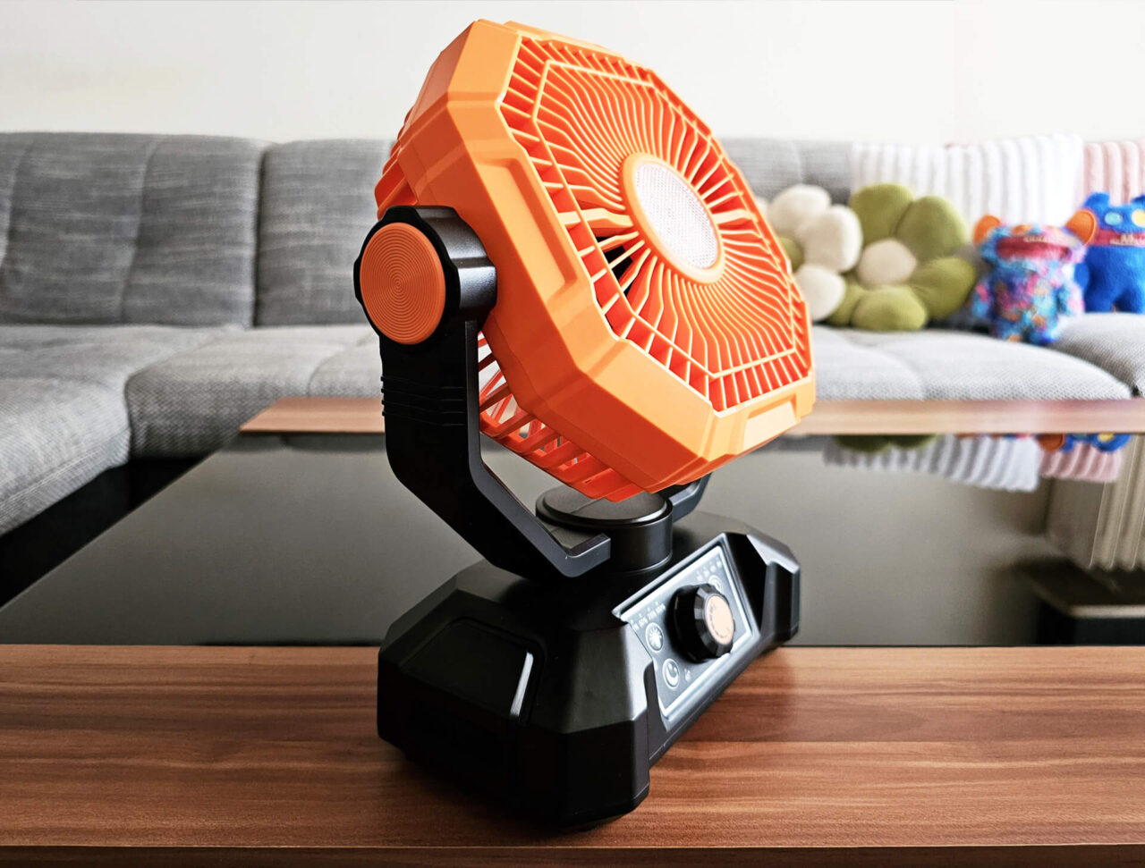 coldSky 20000mAh Camping Fan seitlich