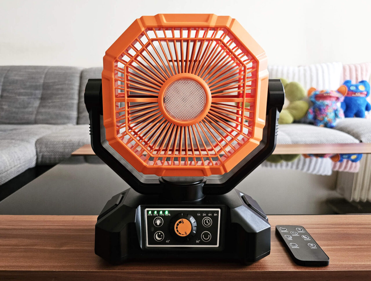 coldSky 20000mAh Camping Fan vorne
