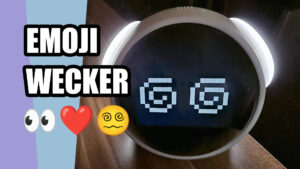 Emoji Wecker mit Nachtlicht
