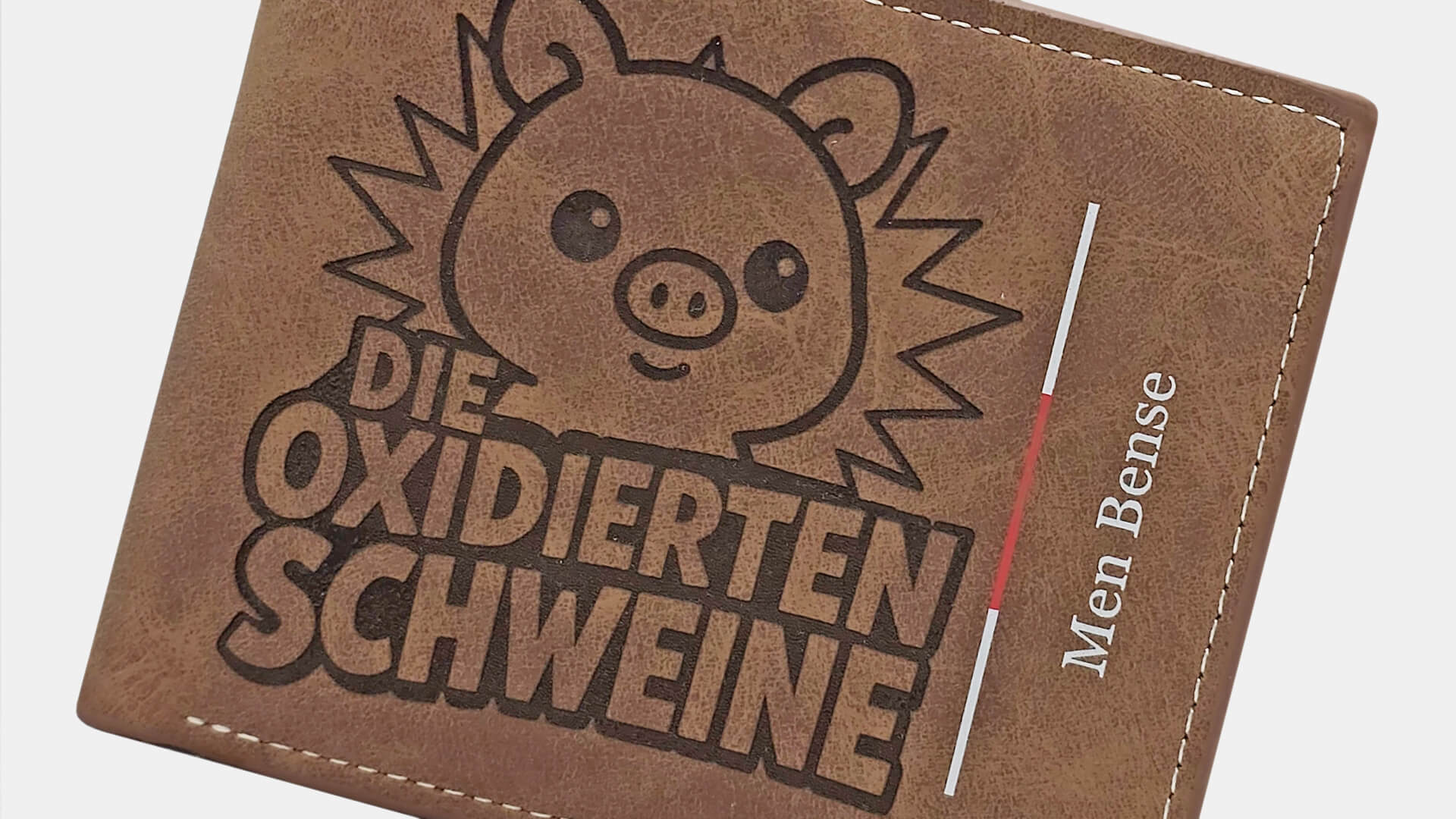Geldbeutel mit Gravur