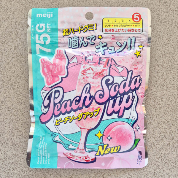 Japan Candy Box April 2026 Meiji Peach Soda Up Gummies