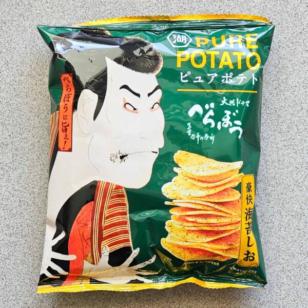 Japan Candy Box August 2025 Pure Potato Belabo Nori Shio Chips