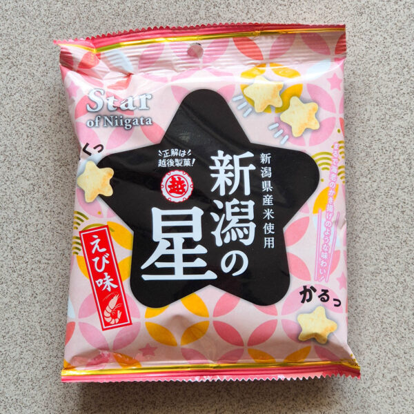 Japan Candy Box Mai 2026 Echigo Star of Niigata Shrimp Crackers