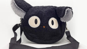 Japanische Umhängetasche mit Katzendesign