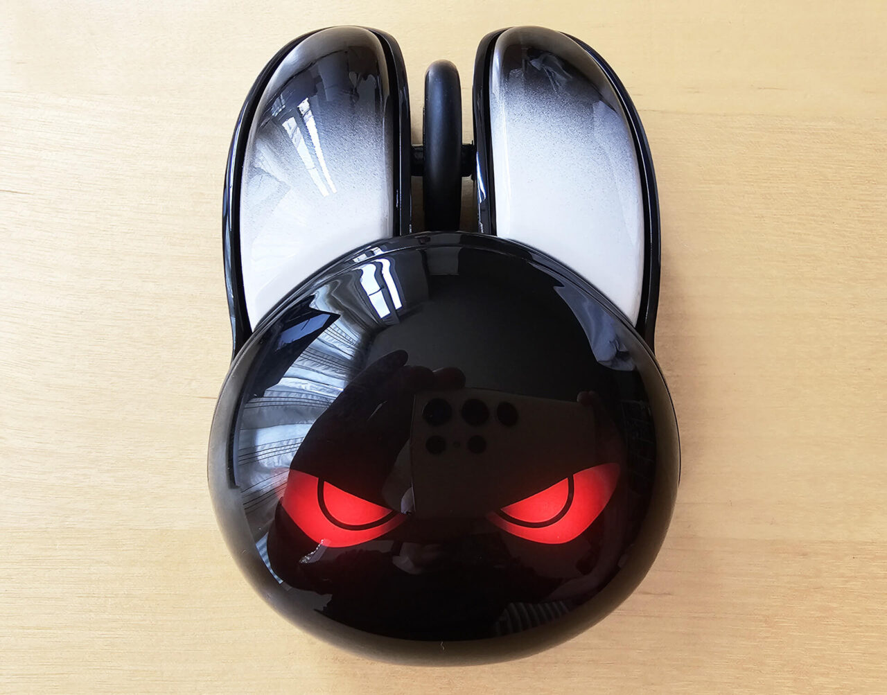 MOFii M6C Evil Rabbit Dual-Mode-Maus rote Augen