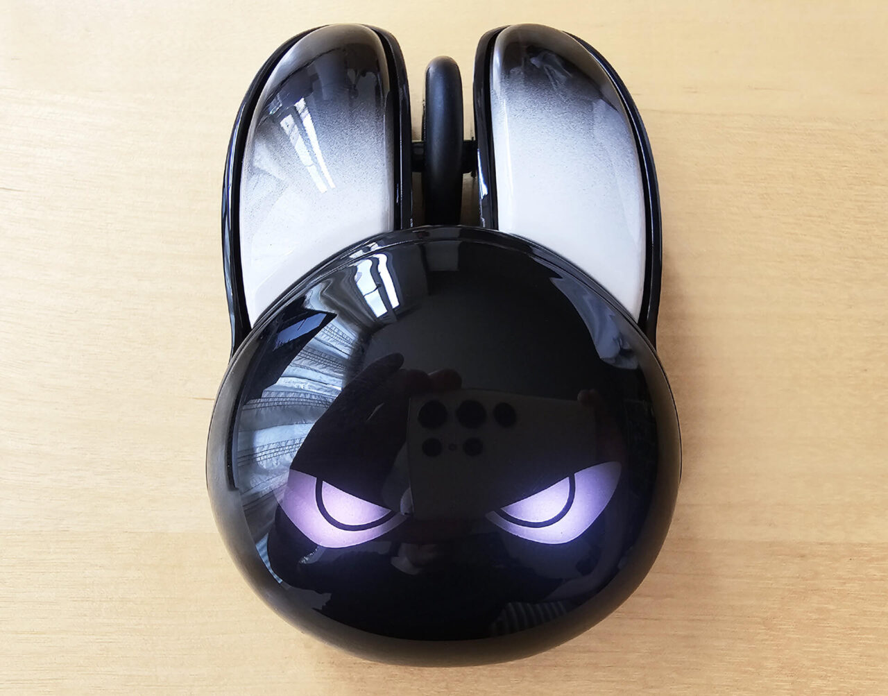 MOFii M6C Evil Rabbit Dual-Mode-Maus weiße Augen