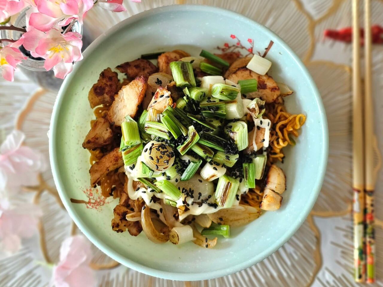 Nissin Soba Hot and Spicy gepimpt oben