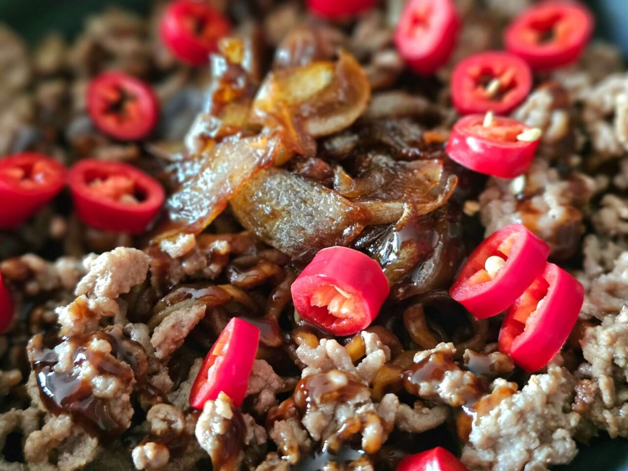 Nongshim Chapagetti gepimpt Nahaufnahme