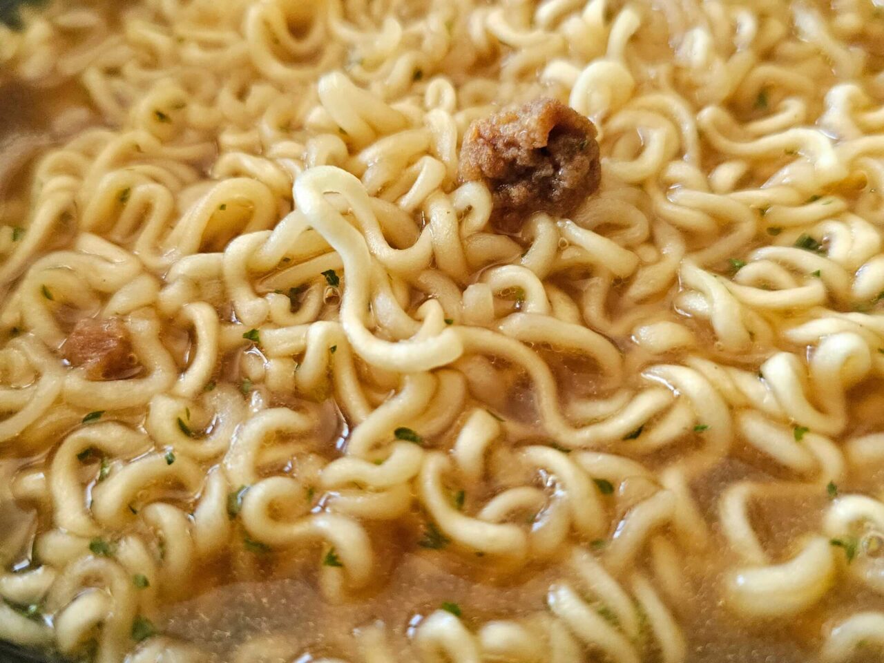 Nongshim Shin Ramyun Burger Hero Nahaufnahme