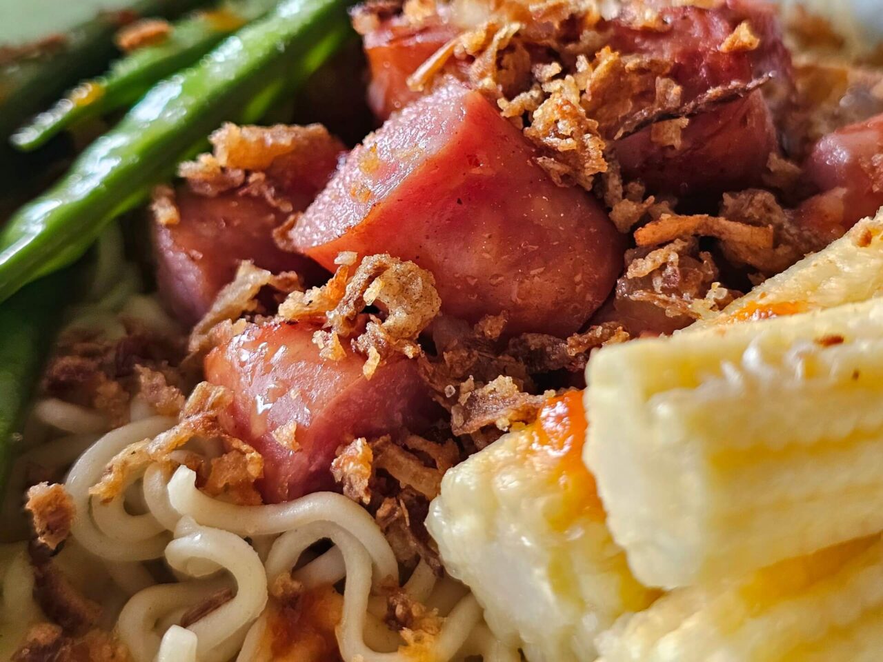Noodlicious Beef Flavour gepimpt Nahaufnahme