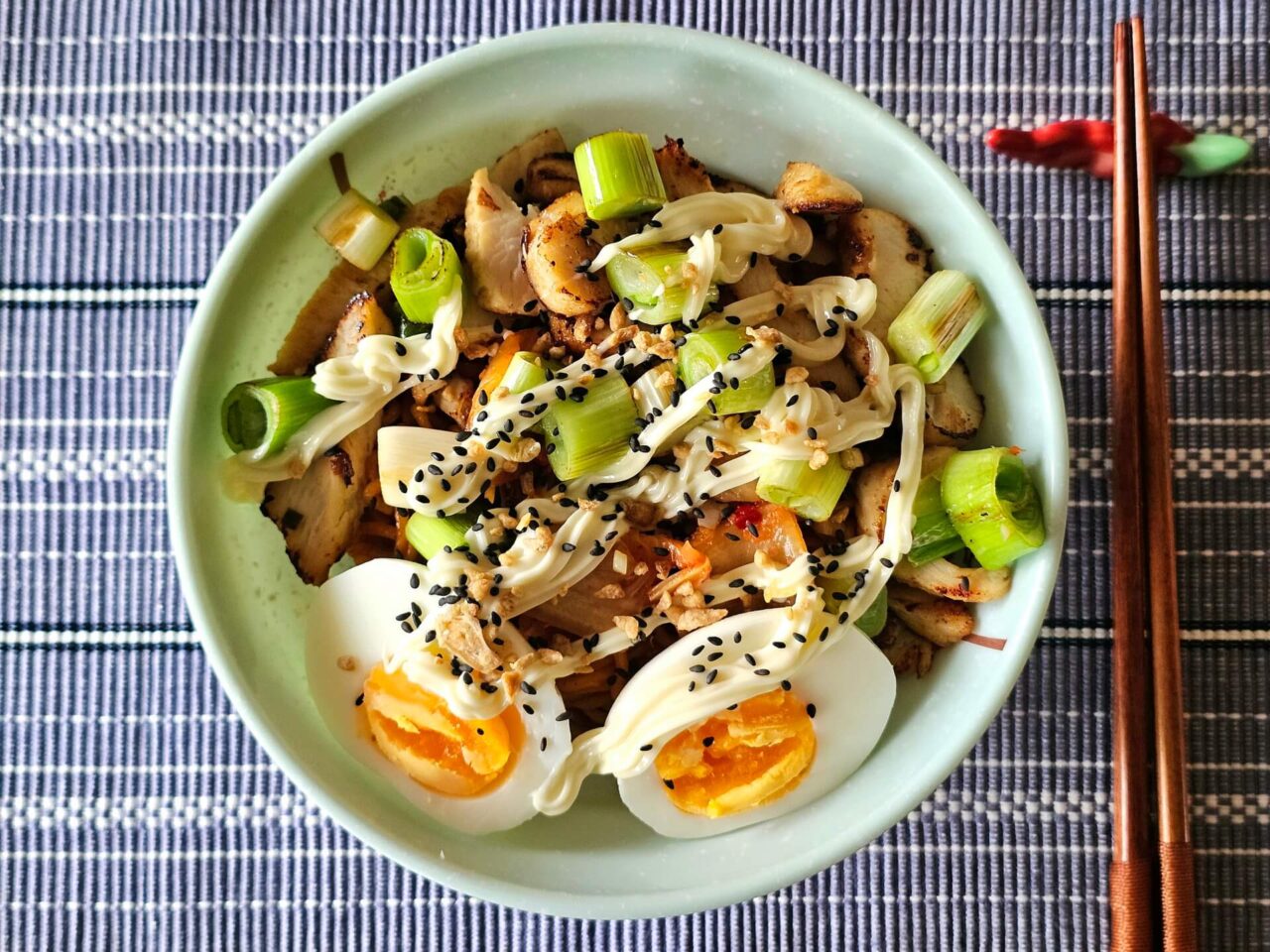 Paldo Bogle Ramen Dakgalbi Flavor gepimpt oben