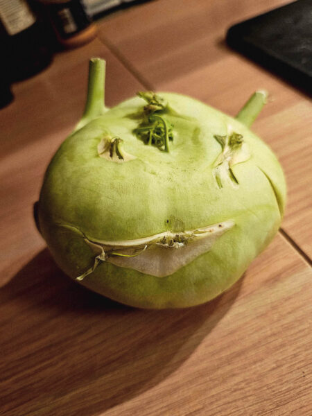 Pareidolie Kohlrabi 1