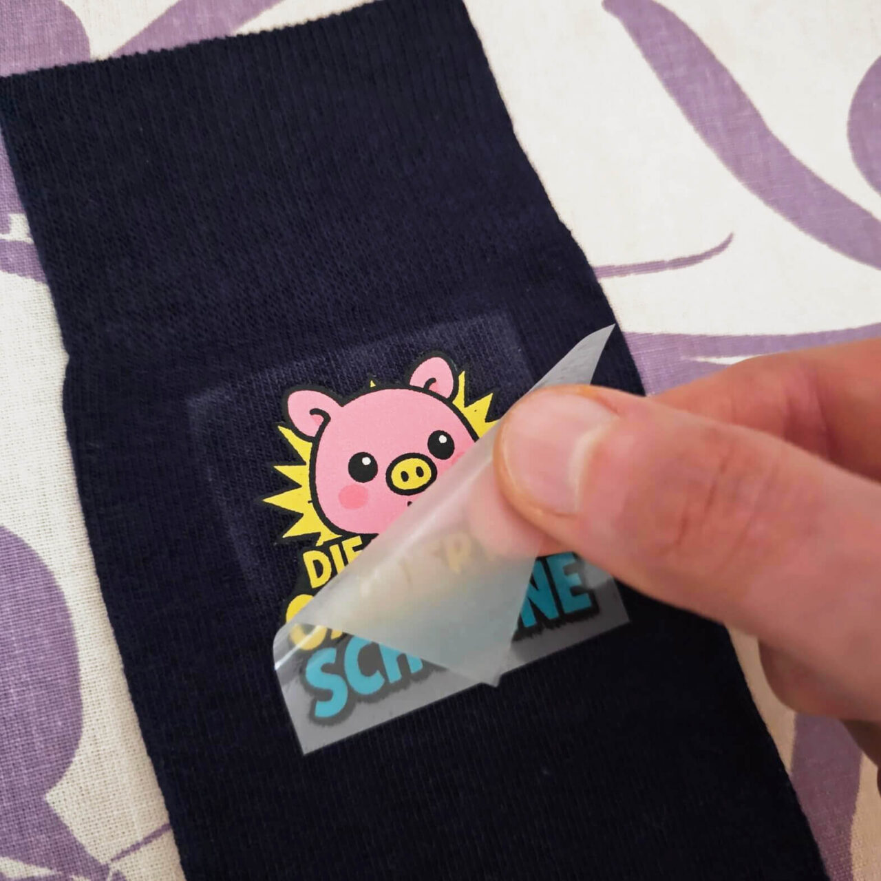 Personalisierte Bügelbilder Abziehen