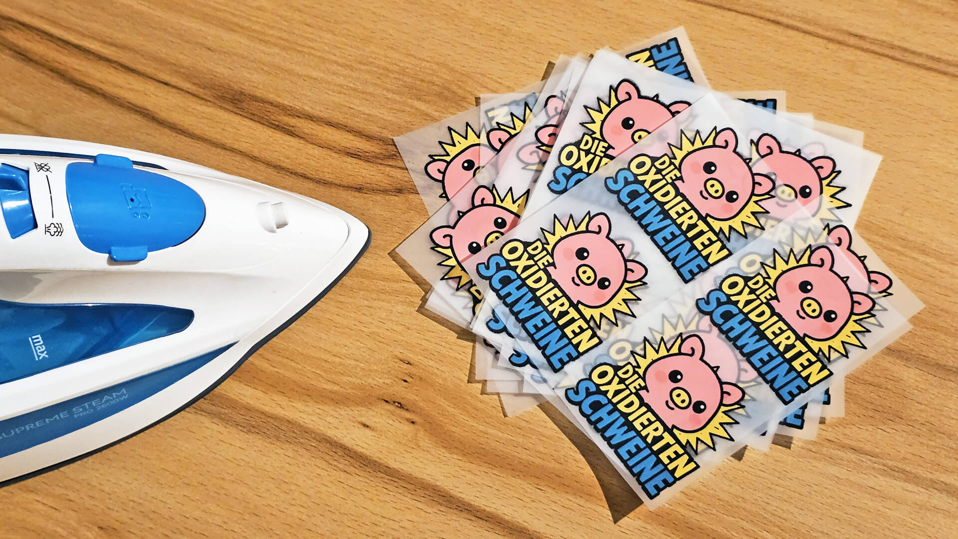 Personalisierte Bügelbilder