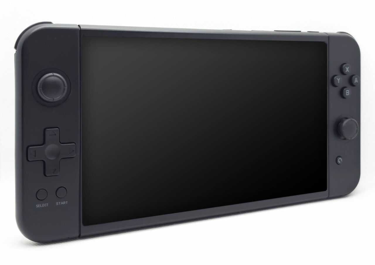 Powkiddy X70 Retro Handheld seitlich