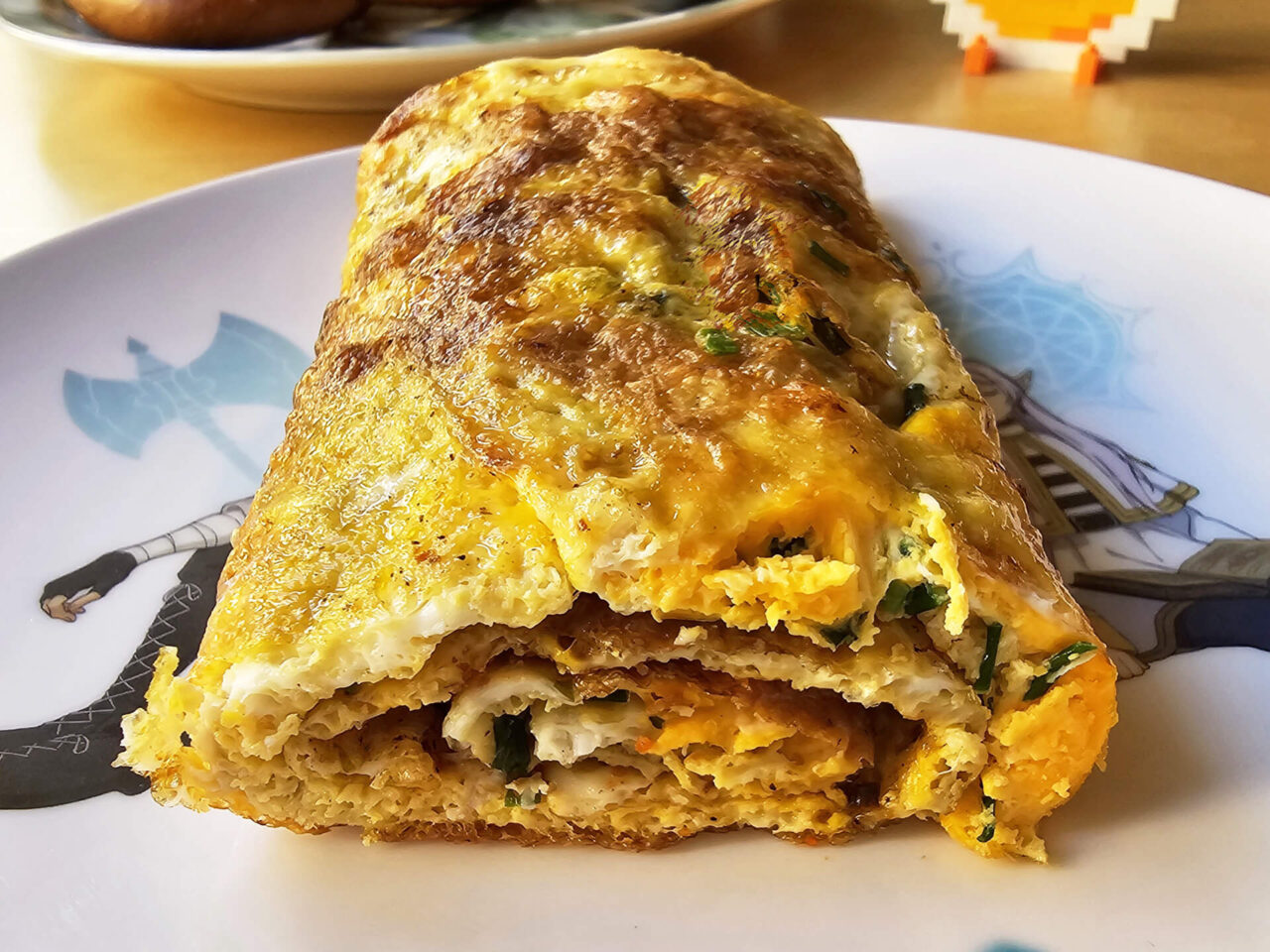 Rezept Tamagoyaki aufgeschnitten