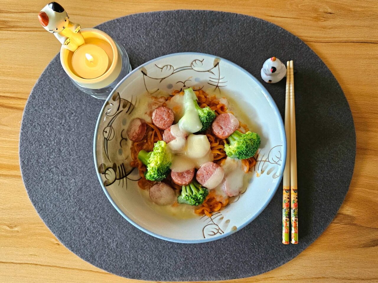 Samyang Buldak Quattro Cheese gepimpt oben