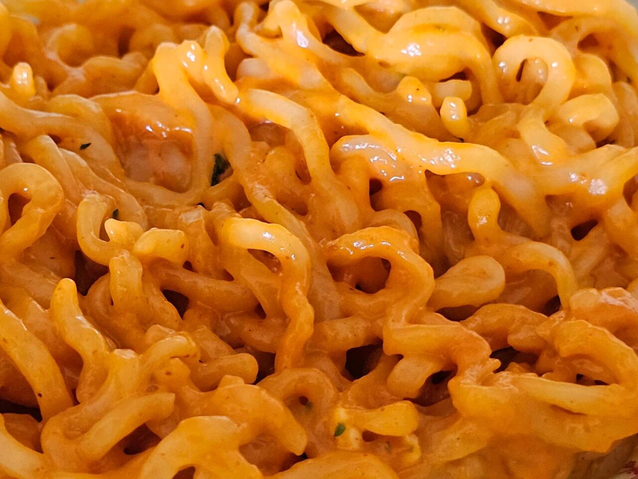 Samyang Buldak Rosé Nahaufnahme