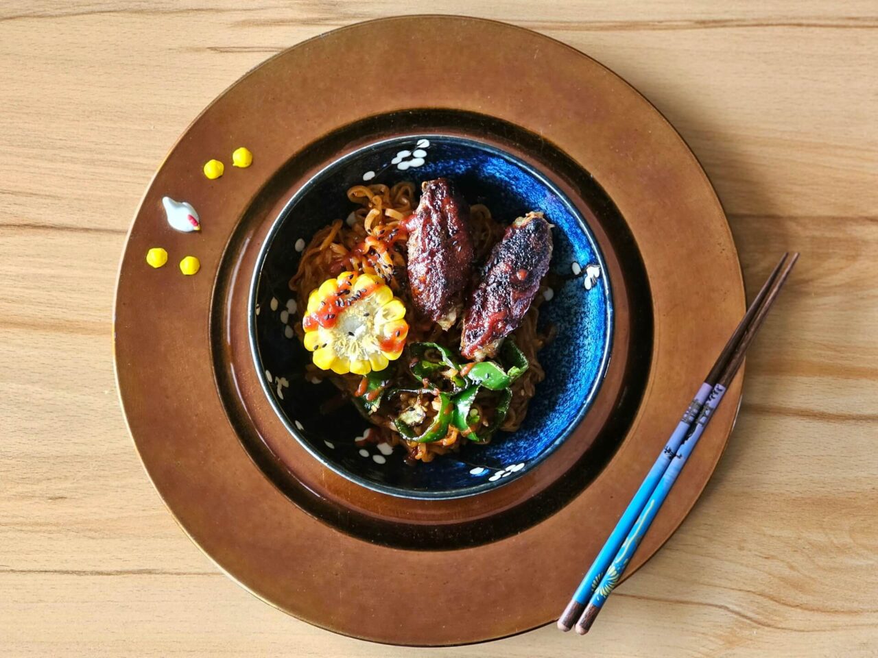 Samyang Buldak Sweet and Spicy Korean Fried Chicken Flavour gepimpt oben