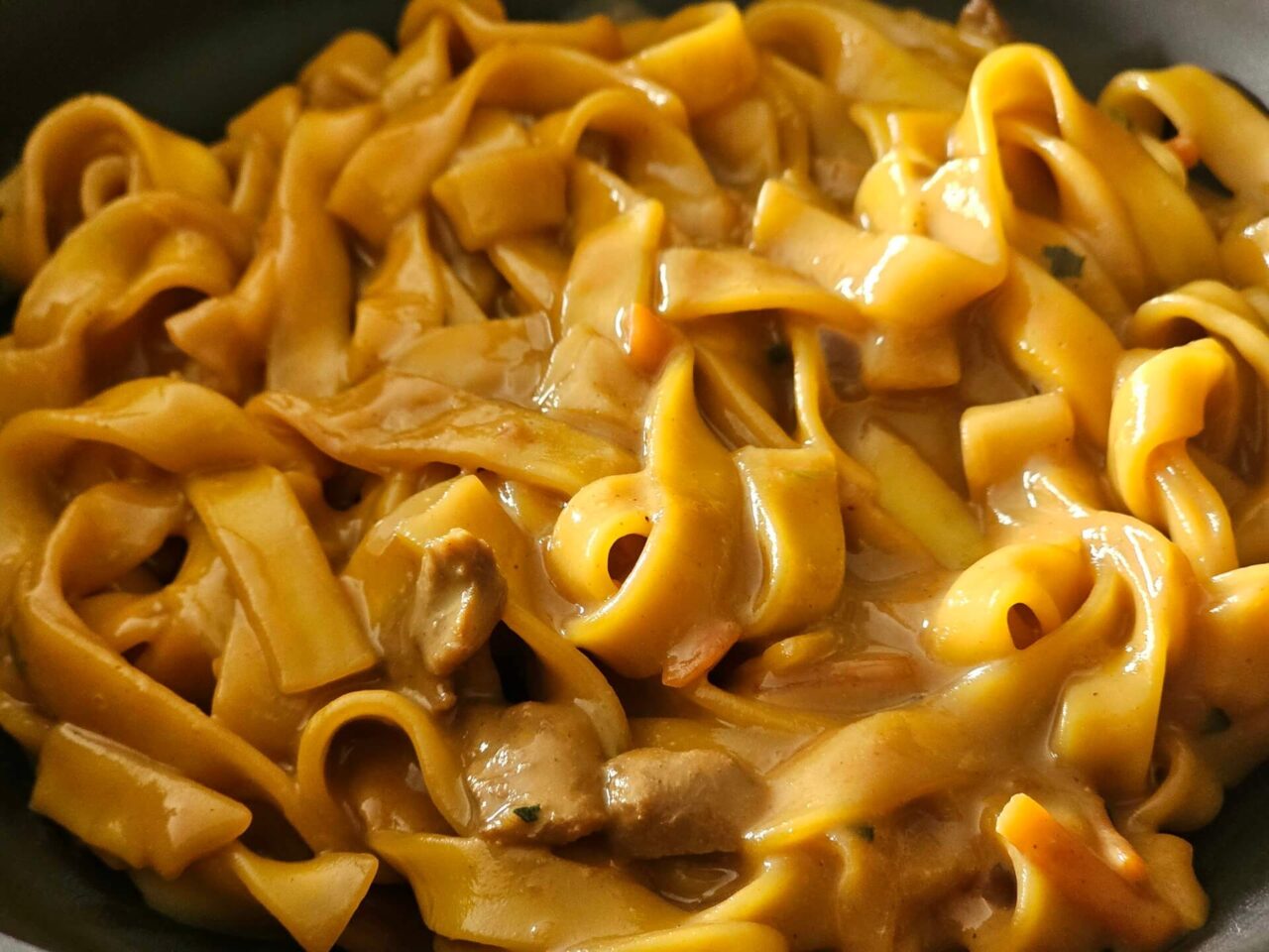 Samyang Tangle Bulgogi Alfredo Nahaufnahme