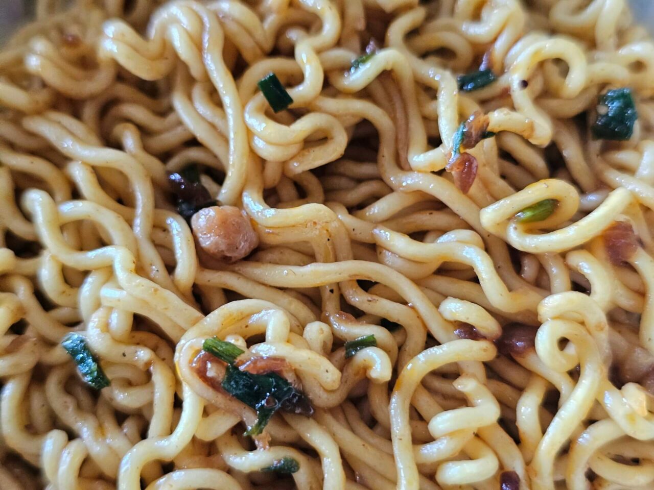 Tummie Time Korean BBQ Noodles Nahaufnahme