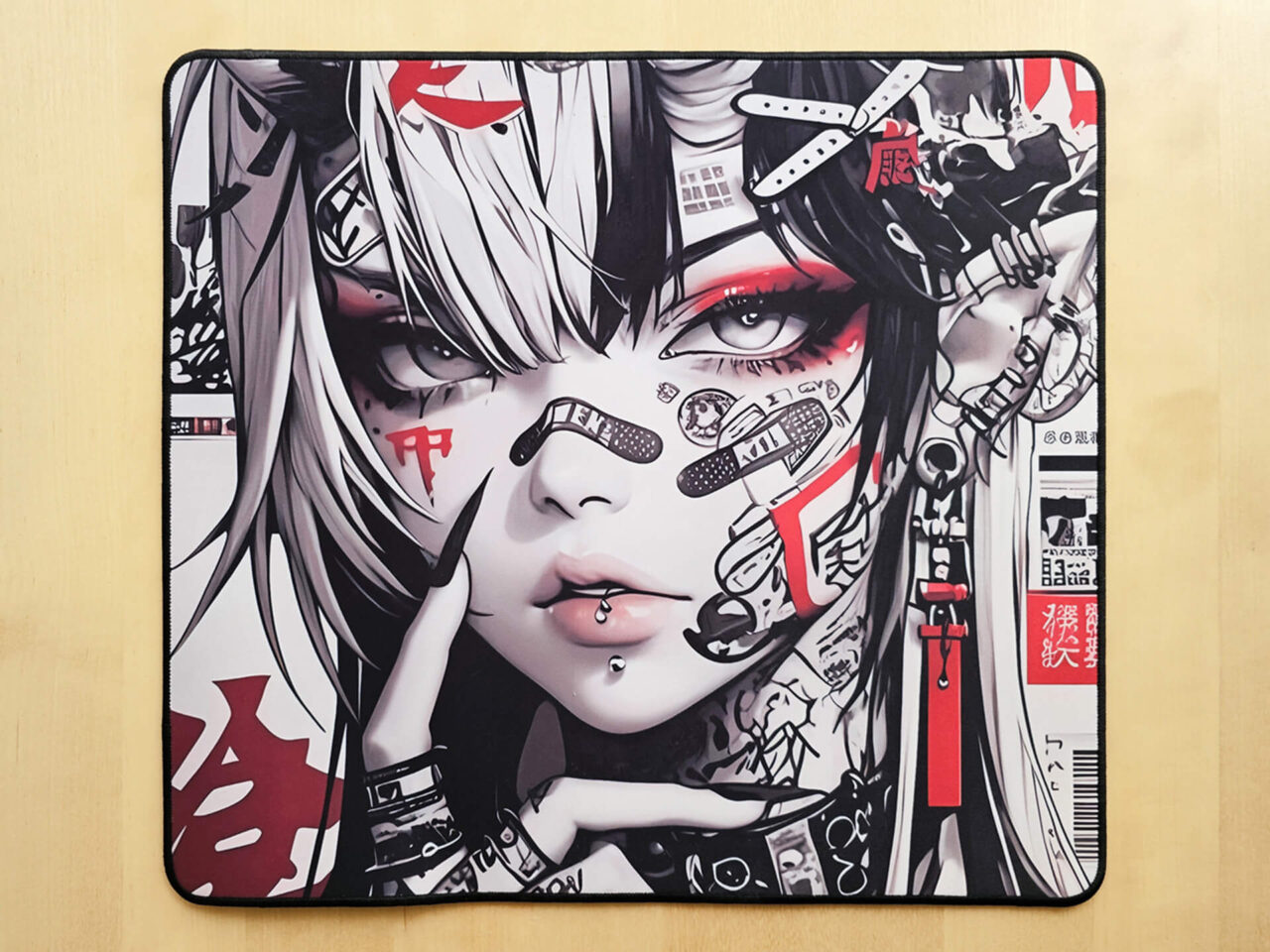 XXL-Gaming-Mauspads im Anime-Stil Handsome Punk Girl